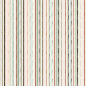 woodcut III - stripe - multi orange