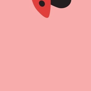 Ladybugs on Pink - 3 inch
