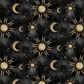 Celestial Dreams, Gold and Black