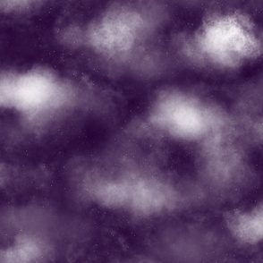 Vibrant Violet Cloudy Sky