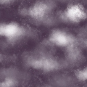 Dusty Purple Sky with Clouds