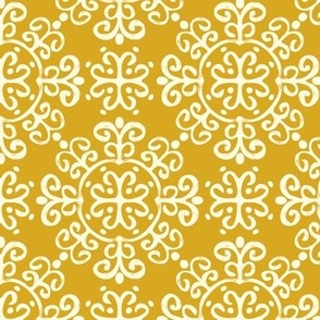 Ethnic Indian Ornament - Yellow