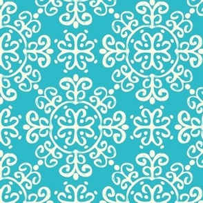 Ethnic Indian Ornament - Blue