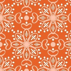 Ethnic Ornament - Orange