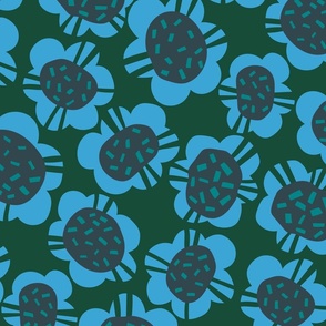 Alice Bold Floral - Large - Green