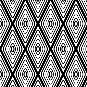 Geometric pattern, black and white. Seamless floral pattern-246.