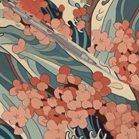 Sakura and Kusama waves of medieval Japan
