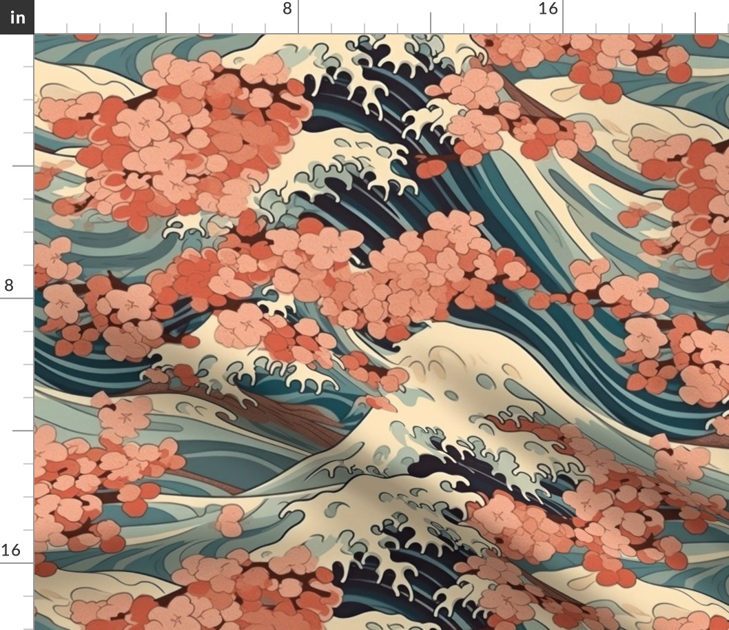 Sakura and Kusama waves of medieval Japan