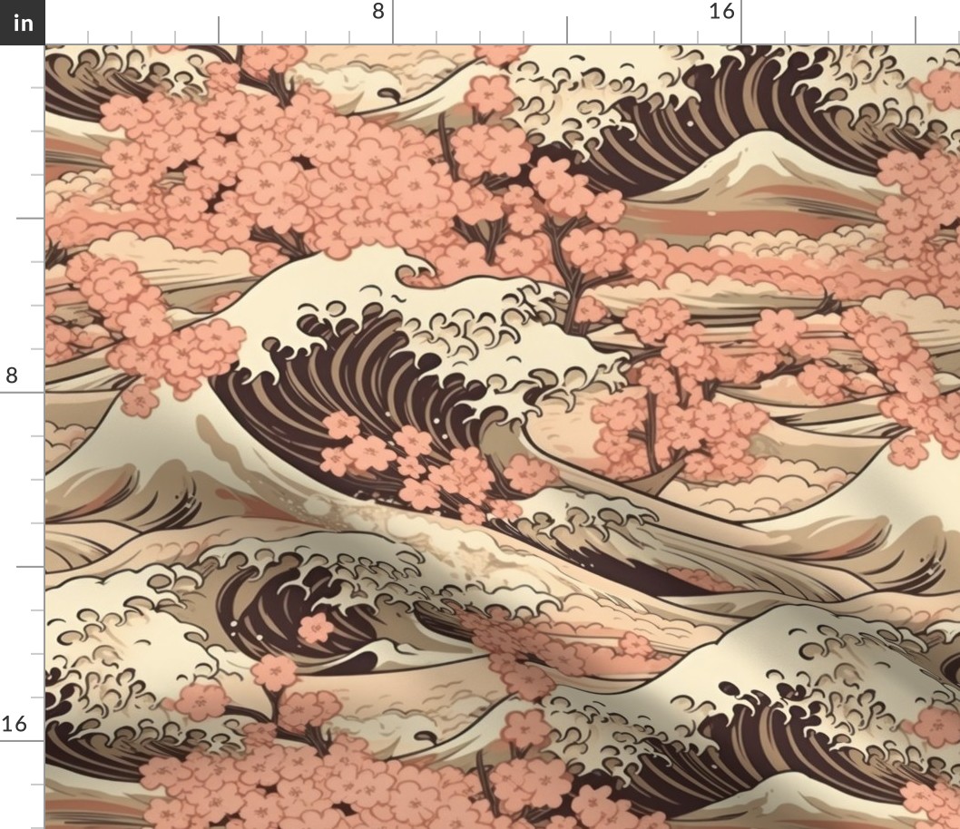 Sakura and Kusama waves of medieval Japan 7