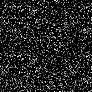 black with white bubbles texture