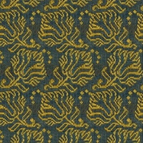 seaweed like abstract motif 