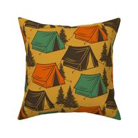 Tents - on goldenrod (larger scale)