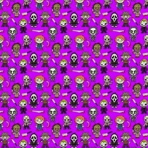 Serial Killers on Purple Extra Small