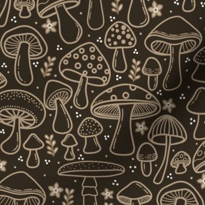 Meadow Mushrooms - Brown