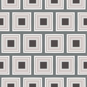 Pastel Squares - Grey