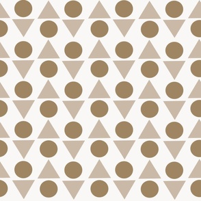 Circles and Triangles - Brown 2
