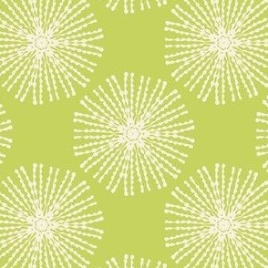 firework floral-green background