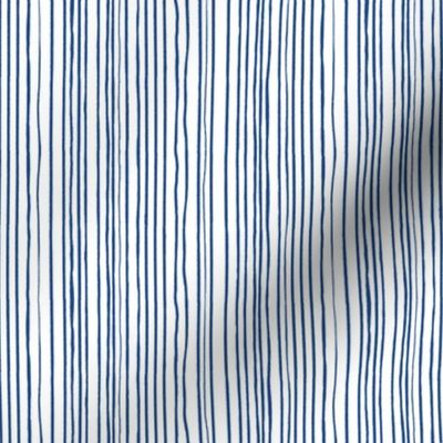 Rough Blue Stripe on white background