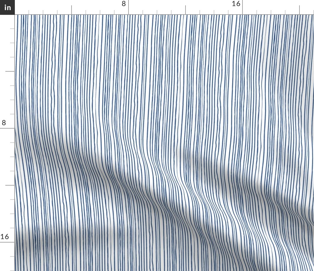 Rough Blue Stripe on white background