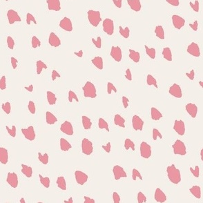 Watercolor spots- rose pink