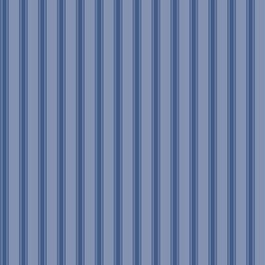 Ticking Stripe dark: Denim Blue Pillow Ticking 