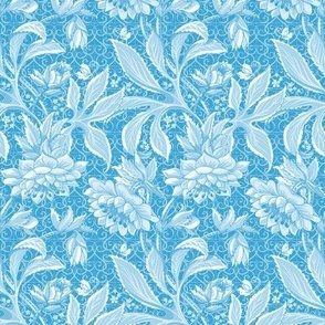 dark seamless pattern with black, dodger blue and strong blue