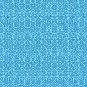 (small) Coordinating background pattern for the Hellebore Garden in Azure Blue design / see collections / medium scale 