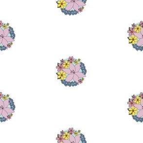 Floral Polka Dots- Big Print