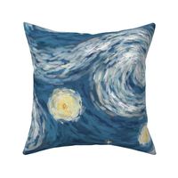 No Ai - Impressionist Starry Night