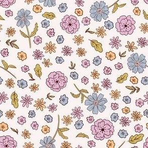 Ditsy Floral Woodlands Dream Collection flowers blossoms daisy-01b-01