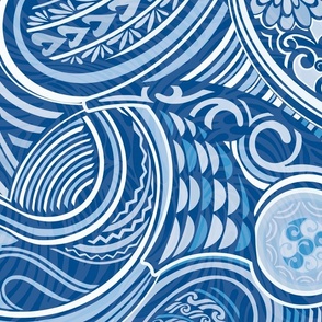 Bellasyl Blue Paisleys 