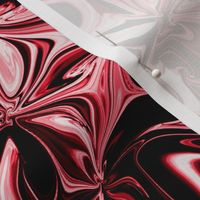 FLRD10 - Surreal Floral Dreams in Tones of Carmine Red 