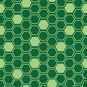 Medium - Honeycomb Scatter on Green