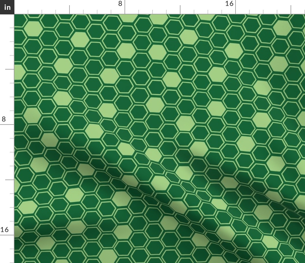 Medium - Honeycomb Scatter on Green