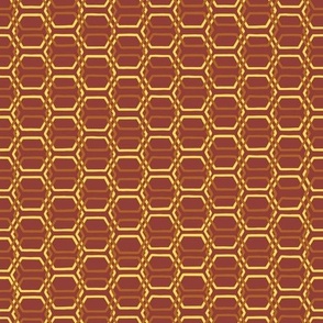 Medium - Honeycomb Movement on Brown