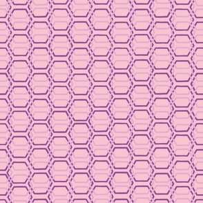 Medium - Honeycomb Movement on Pink