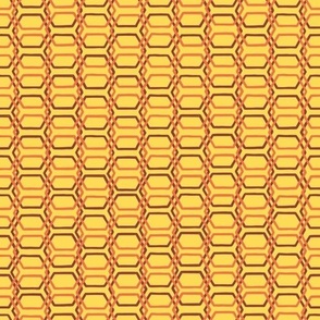 Medium - Honeycomb Movement on Yellow