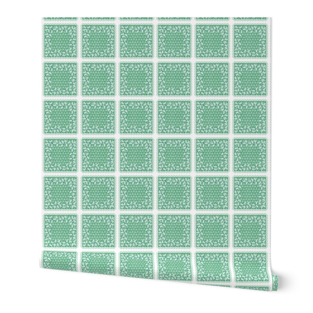 holiday cocktail napkins - sea spinners - mint