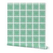 holiday cocktail napkins - sea spinners - mint