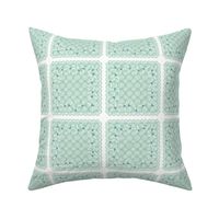 holiday cocktail napkins - lacey - mint