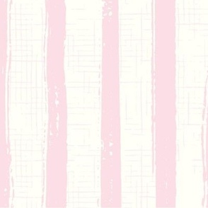 Paint Stripes with Linen Texture (Large) - Pastel Pink   (TBS103)