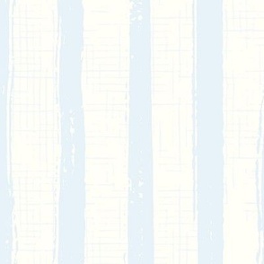 Paint Stripes with Linen Texture (Large) - Pastel Blue  (TBS103)
