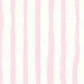 Paint Stripes with Linen Texture (Medium) - Pastel Pink  (TBS103)