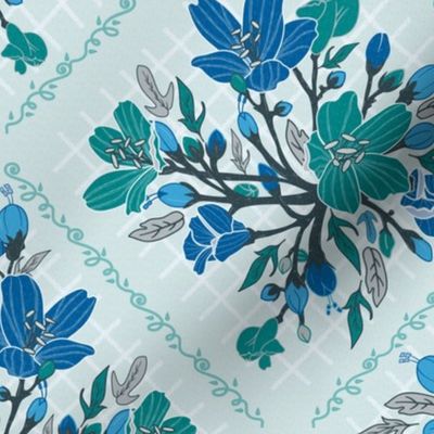 Blue Blossoms | Pantone Ultra Steady