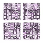 Scandi Rectangles - Purple