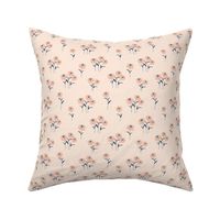 Blommer - Pink, Navy Blue, Periwinkle, Flowers, Floral, Cone Flower