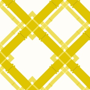 BAMBOO LATTICE 13"yellow