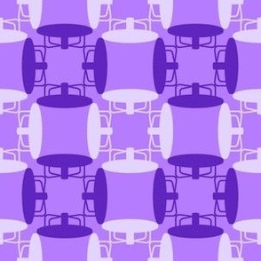 Roundabout Checkerboard, Purple