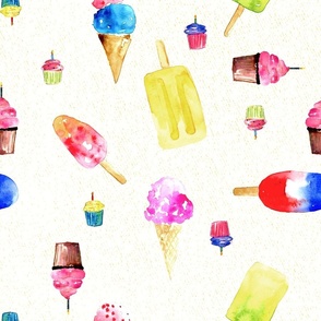 Birthday Treats and Sweets Watercolour