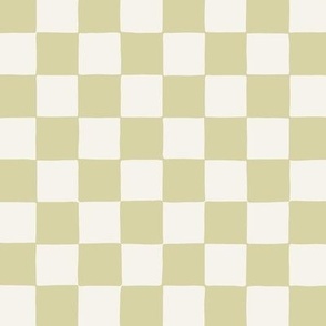 small 90s checkers in light green lettuce summery checkerboard